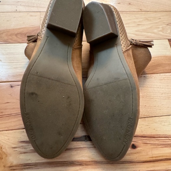 Womens Old Navy Brown Faux Suede & Leather Booties Boot. - Picture 5 of 5